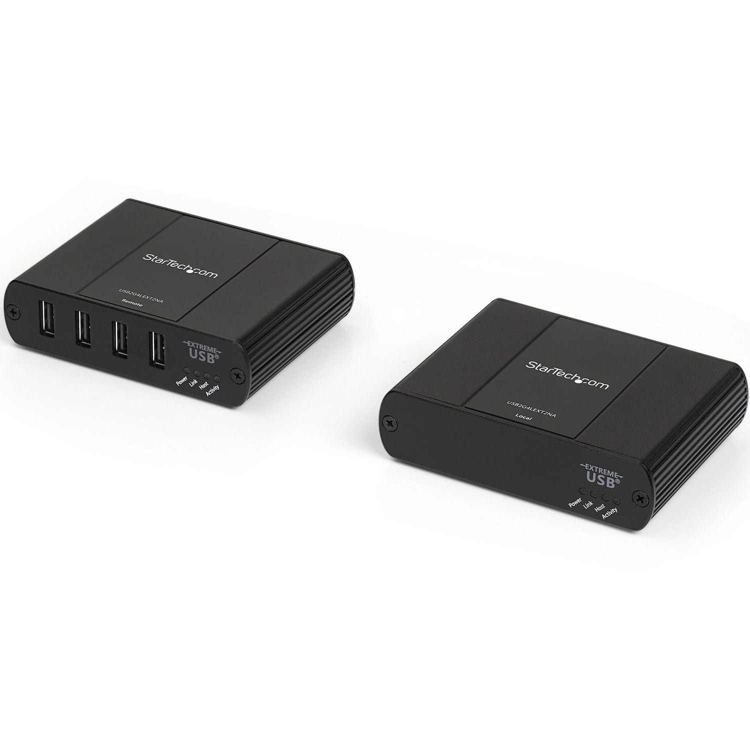 StarTech.com 4 Port USB 2.0 Extender over Ethernet/IP Network Hub - up to 330ft (100m) - USB over Gigabit LAN or Direct Cat5e/Cat6 Cable - USB2G4LEXT2NA