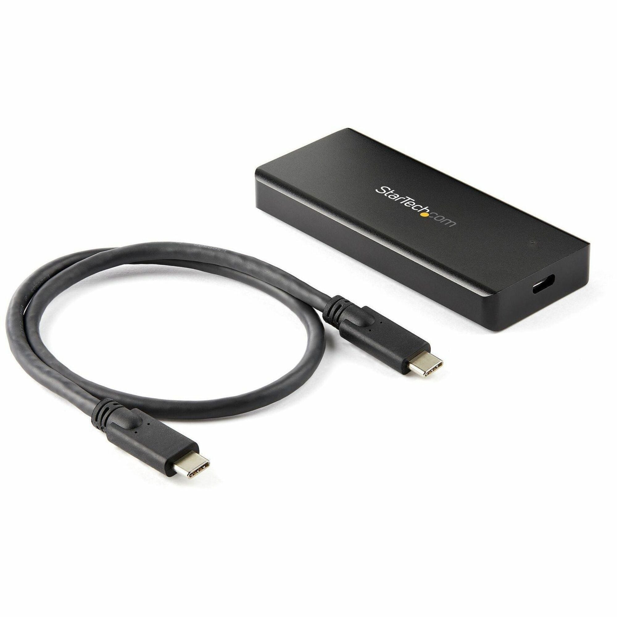 StarTech.com USB-C 10Gbps M.2 NVMe PCIe SSD Enclosure - 1GB/s Rugged Aluminum M.2 PCI Express M-Key Case IP67 Rated - Mac/PC - M2E1BRU31C