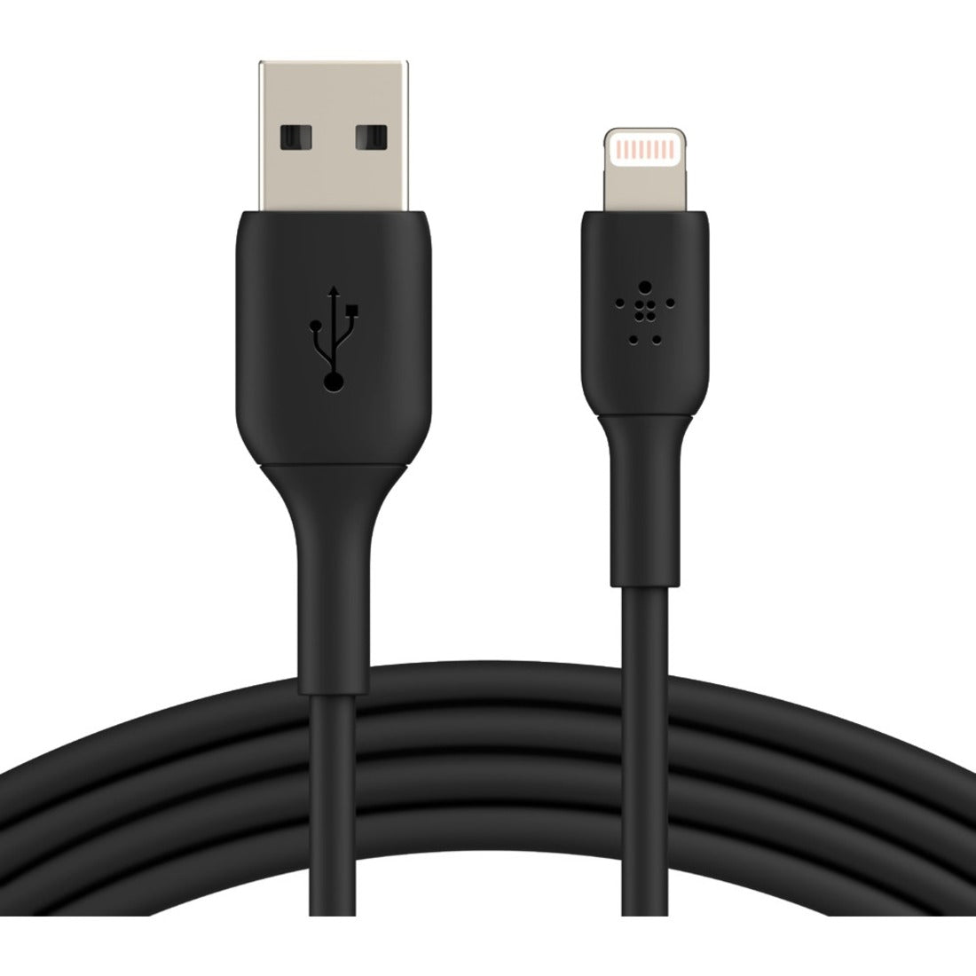 Belkin BoostCharge Lightning to USB-A Cable (2 meter / 6.6 foot, Black) - CAA001BT2MBK