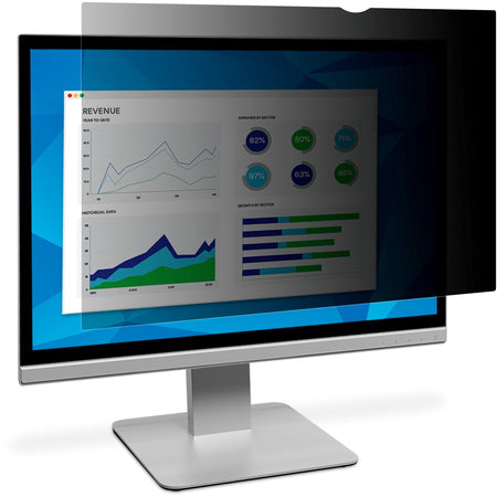3M Privacy Filter for 23.8in Full Screen Monitor, 16:9, PF238W9E Black, Matte - PF238W9E