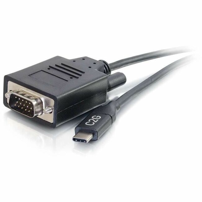 C2G 10ft USB-C to VGA Video Adapter Cable - M/M - 26897