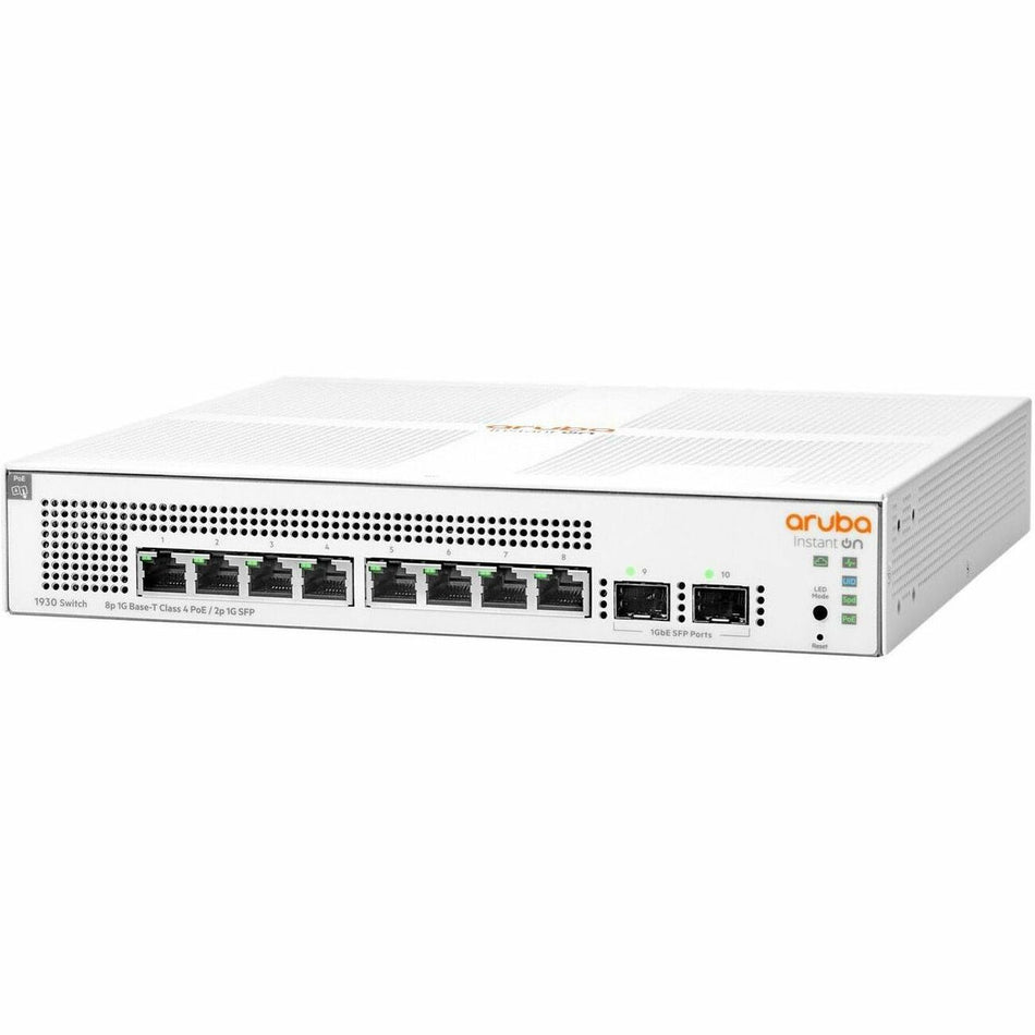 HPE Instant On 1930 8G Class4 PoE 2SFP 124W Switch - JL681A#ABA
