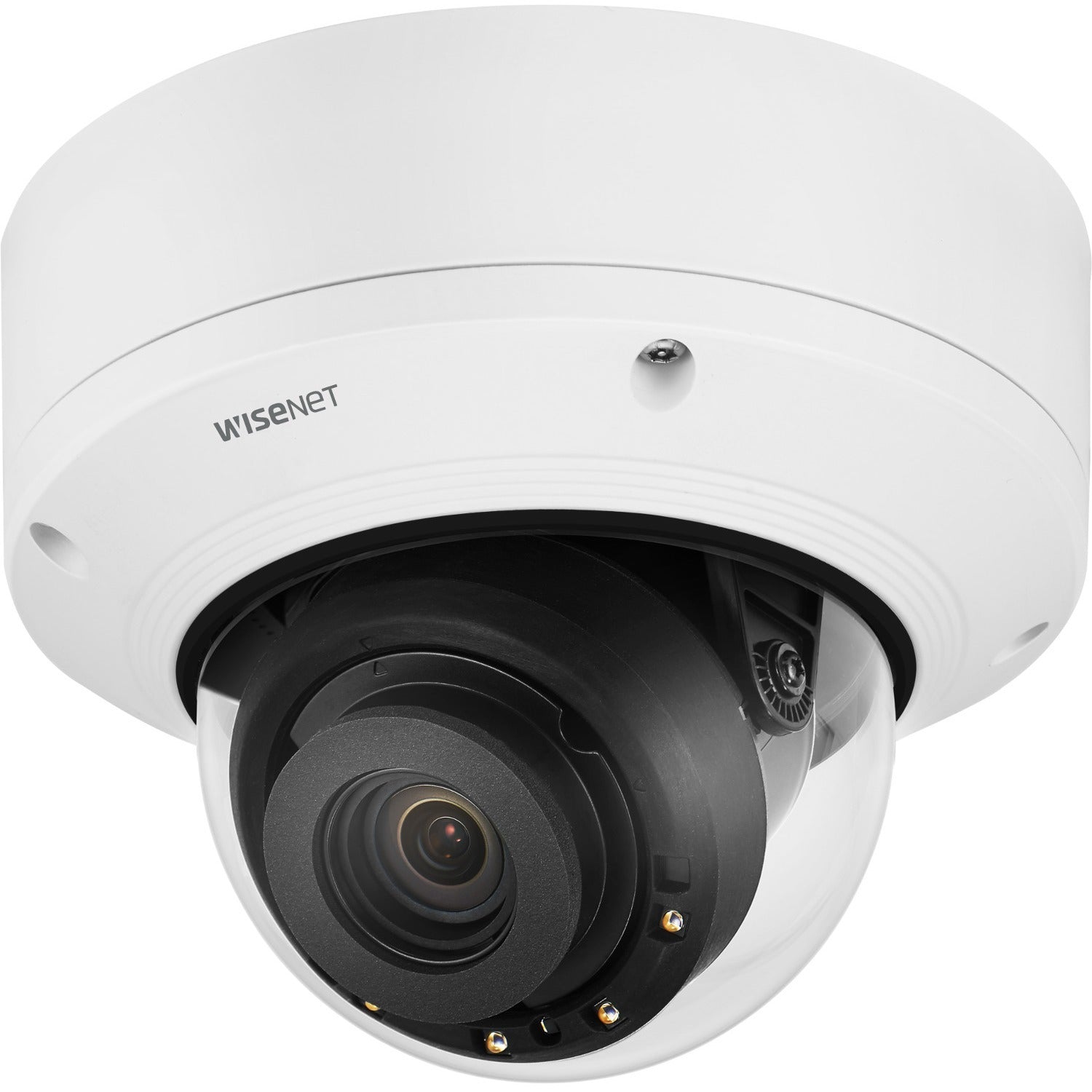 Wisenet X-Series XND-8081REV 5 Megapixel Indoor/Outdoor HD Network Camera - Color, Monochrome - Dome - Signal White - XND-8081REV