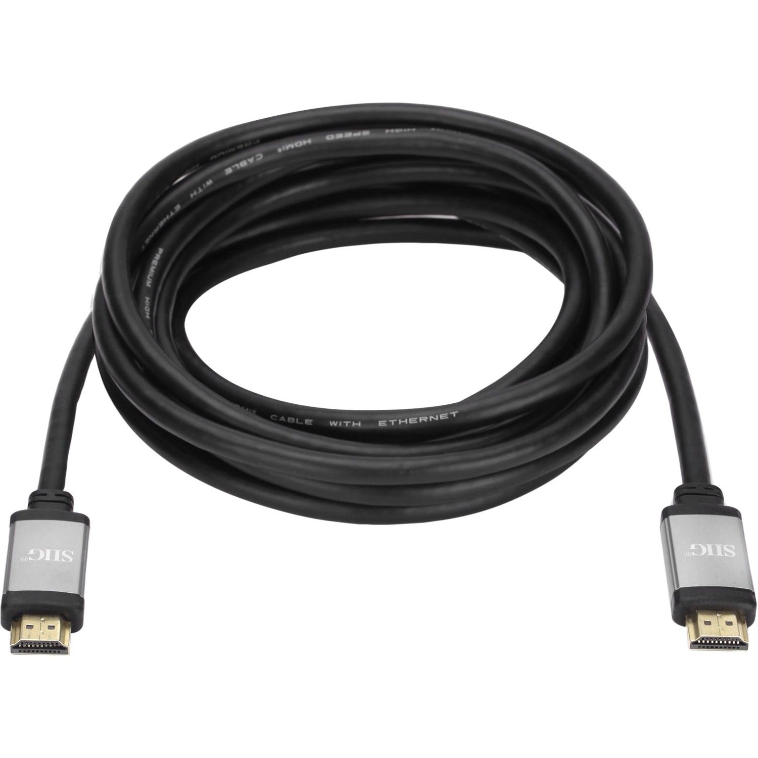 SIIG 4K High Speed HDMI Cable - 12ft - CB-H20U11-S1
