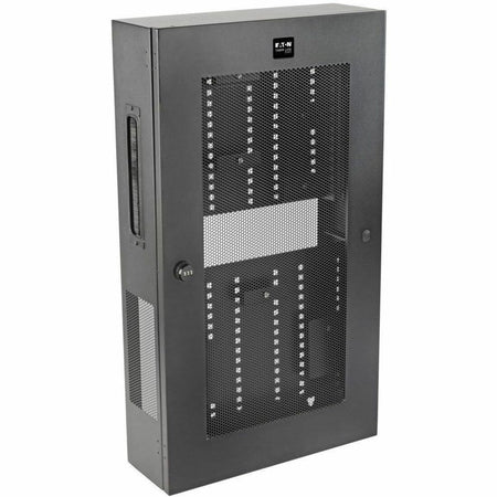 Tripp Lite by Eaton SmartRack 3U Low-Profile Vertical-Mount Switch-Depth Wall-Mount Structured Wiring Enclosure Adjustable Equipment Brackets - SRWF6UMOD