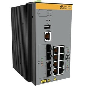 Allied Telesis Industrial PoE+ Ethernet Layer 3 Switch - AT-IE340-12GP-80