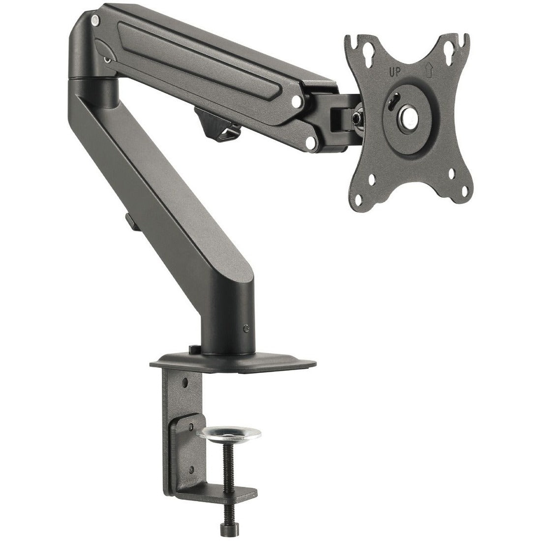 SIIG Single Gas Spring C-Clamp Monitor Desk Mount - 17" to 27" - CE-MT3311-S1