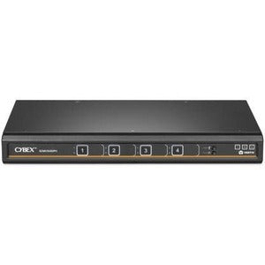 Vertiv Cybex Secure MultiViewer KVM Switch | 4 port | NIAP Approved | Dual AC - SCMV245DPH-400