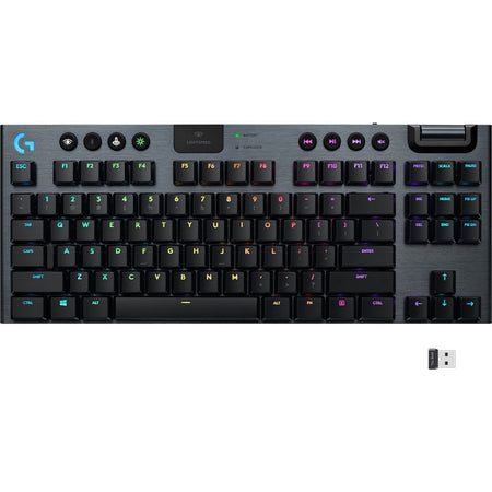 Logitech G915 TKL Tenkeyless Lightspeed Wireless RGB Mechanical Gaming Keyboard - 920-009495