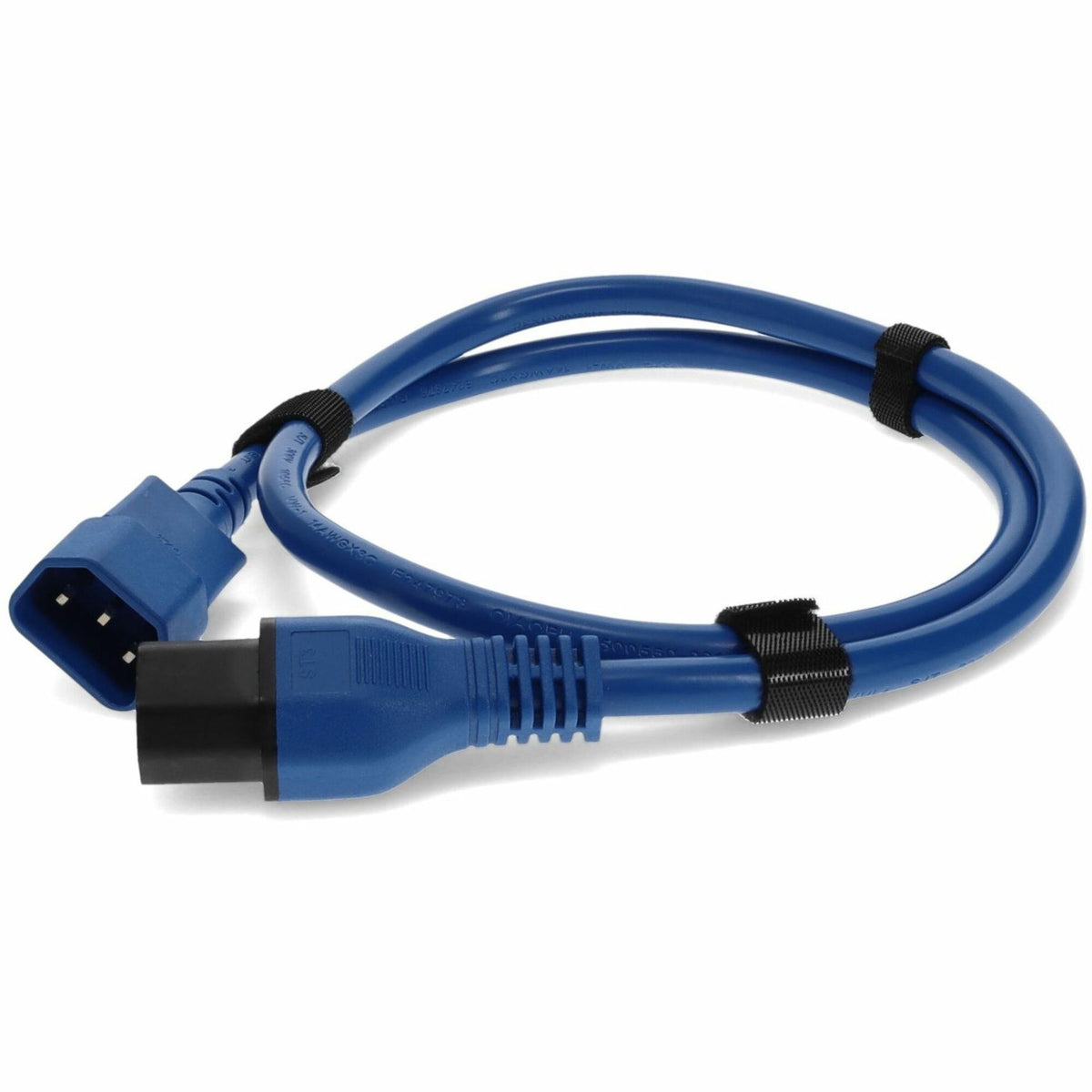 AddOn 2ft C13 (Locking) Female to C14 (Locking) Male 14AWG 15A Blue 100-250V Power Cable - ADD-C13LK2C14LK14AWG2FTBE