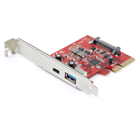 StarTech.com 2-Port 10Gbps USB-A & USB-C PCIe Card Adapter - USB 3.2 Gen 2 PCI Express Expansion Add-On Card - Windows, macOS, Linux - PEXUSB311AC3