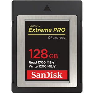 SanDisk Extreme PRO 128 GB CFexpress Card Type B - 1 Pack - SDCFE-128G-ANCNN
