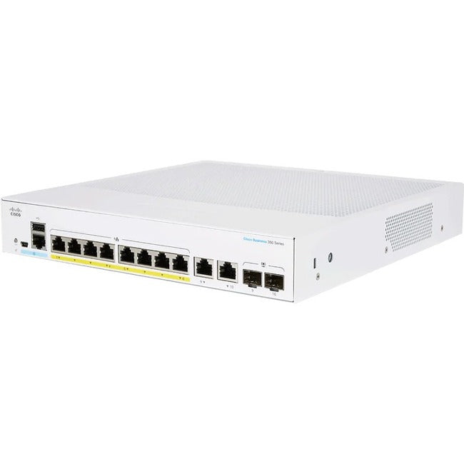 Cisco 250 CBS250-8FP-E-2G Ethernet Switch - CBS250-8FP-E-2G-NA