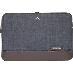 Brenthaven Collins Carrying Case (Sleeve) for 11" Apple, Microsoft Notebook, MacBook Air - Indigo Chambray - 1958