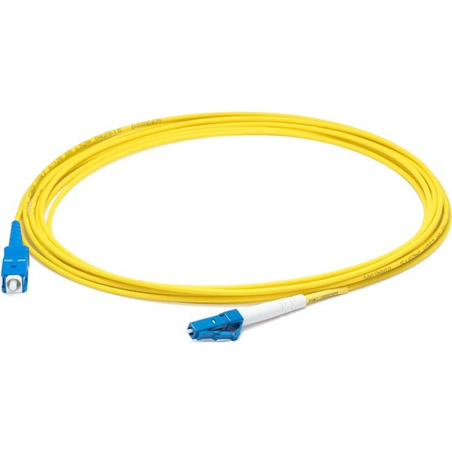 AddOn 54m LC (Male) to SC (Male) Straight Yellow OS2 Simplex LSZH Fiber Patch Cable - ADD-SC-LC-54MS9SMFLZ