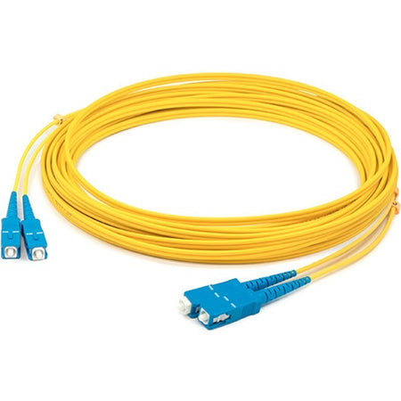 AddOn 20m SC (Male) to SC (Male) Straight Yellow OS2 Duplex Plenum Fiber Patch Cable - ADD-SC-SC-20M9SMFP