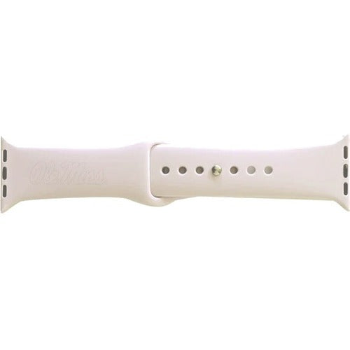 OTM University of Mississippi Silicone Apple Watch Band, Classic - OC-MISS-ABAG00A