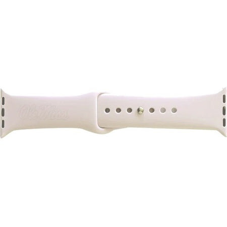 OTM University of Mississippi Silicone Apple Watch Band, Classic - OC-MISS-ABAG00A