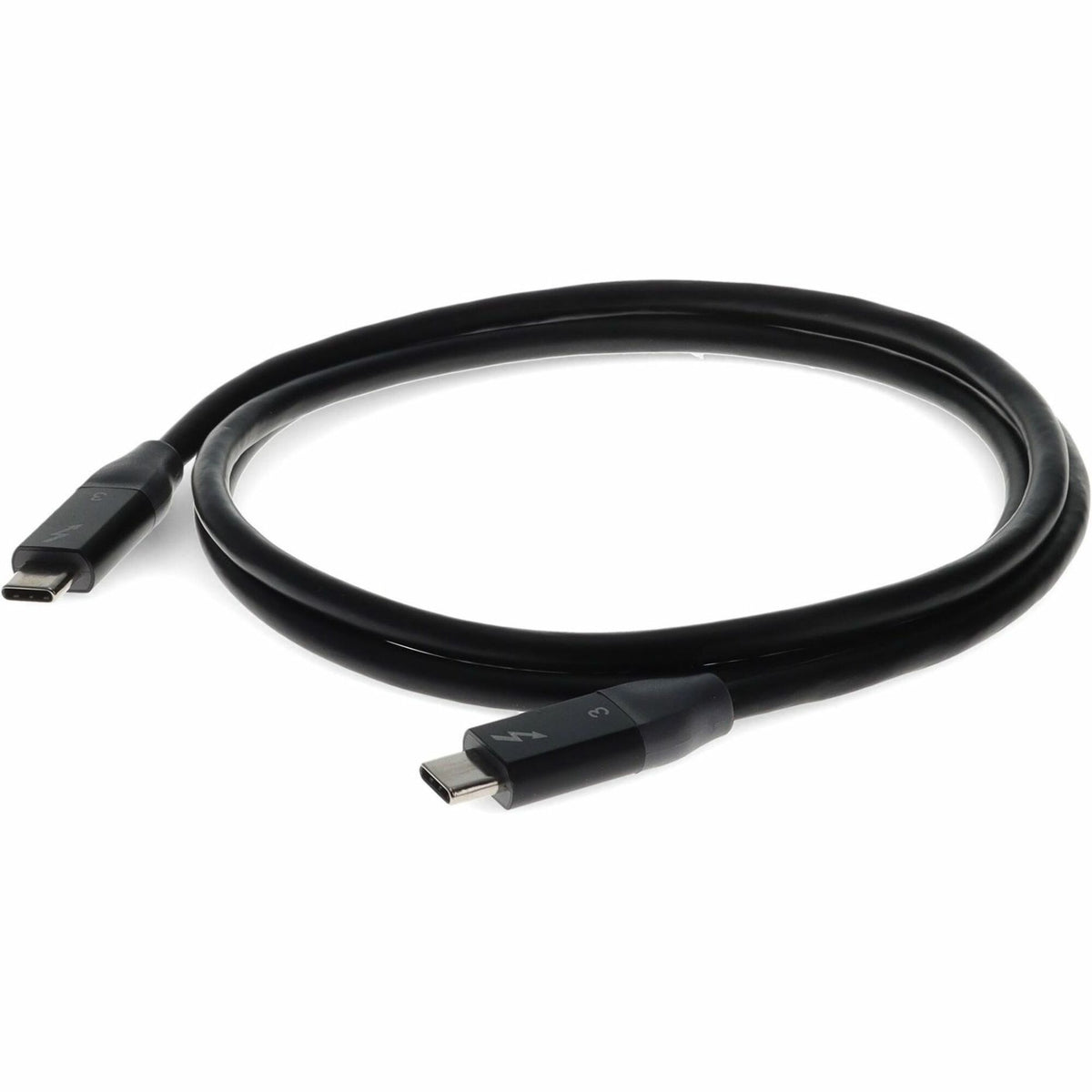 AddOn 1m USB C 3.1 Male to Male Black Cable - USB31EXTCC1M
