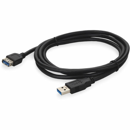 AddOn 2m USB a 3.0 Male to Male Black Cable - USB3EXTAA2MMF