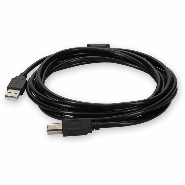 AddOn 3m USB 2.0 (A) Male to USB 2.0 (B) Male White Cable - USBEXTAB3MW