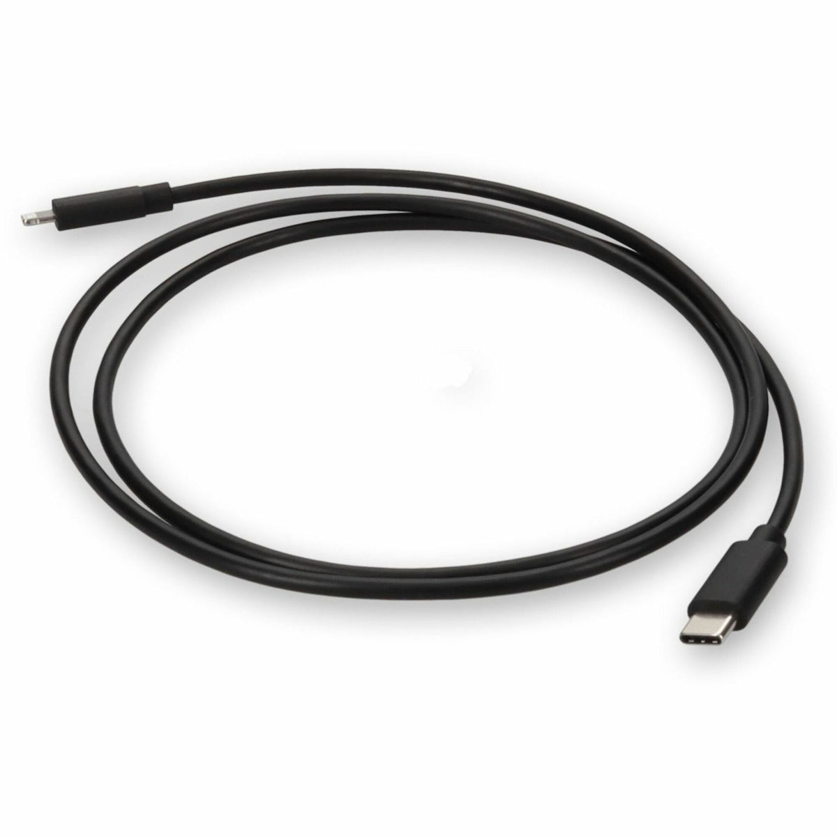AddOn 1m USB C 3.1 to Lightning Cable Male to Male Black TPE Cable - USBC2LGTTPE1M