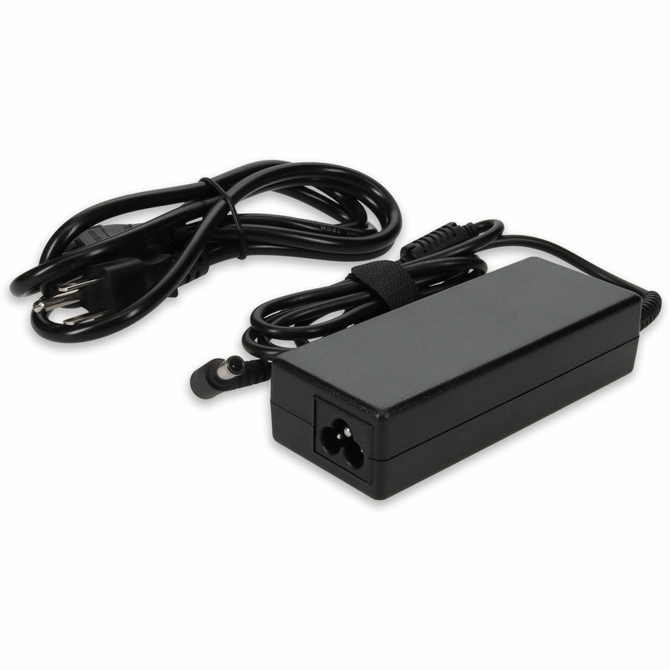 AddOn 6ft Sony VGP-AC19V39 Compatible 76W 19V at 3.9A Black 6.0 mm x 4.4 mm Laptop Power Adapter and Cable - VGP-AC19V39-AA