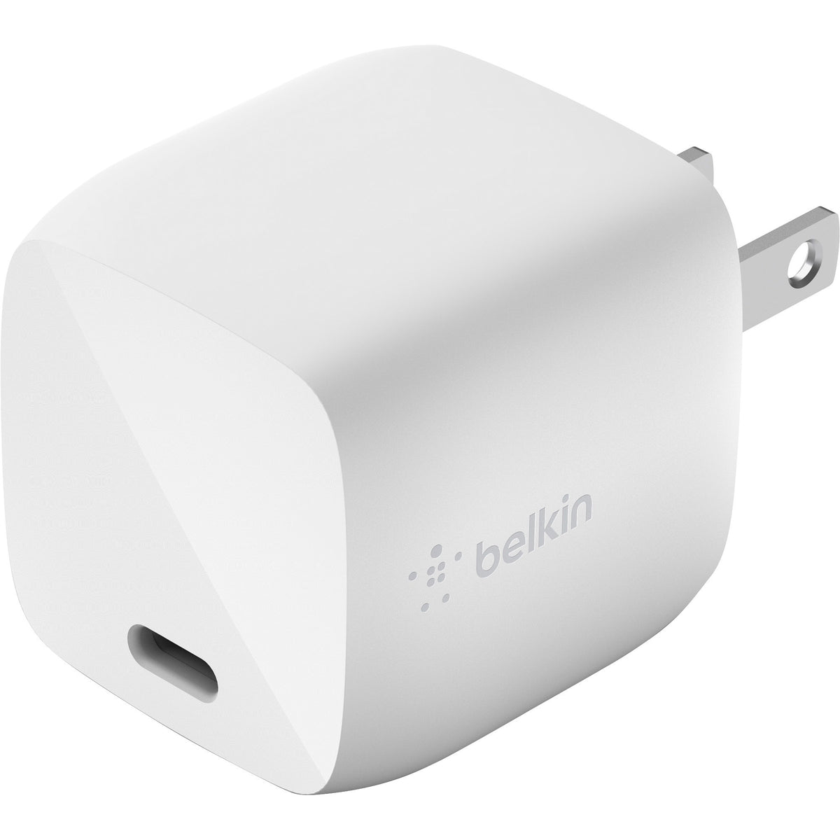 Belkin BoostCharge 30W USB-C Power Delivery GaN Wall Charger - Power Adapter - WCH001DQWH
