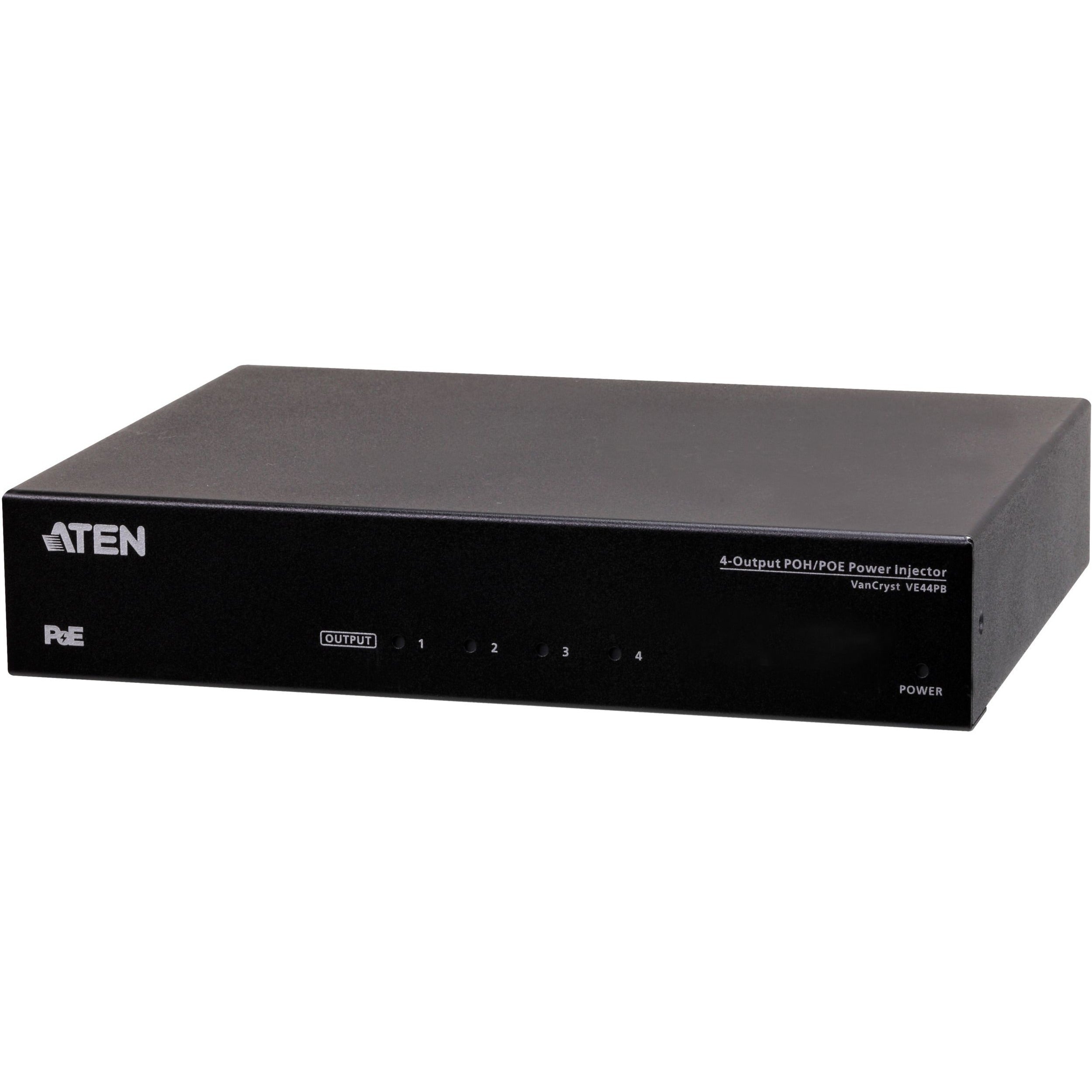 ATEN 4-Output PoH/PoE Power Injector - VE44PB