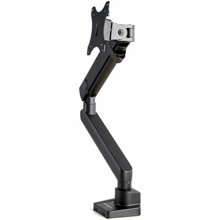 StarTech.com Desk Mount Monitor Arm with 2x USB 3.0 ports, for VESA Display up to 34" (17.6lb/8kg) , C-Clamp/Grommet, Mechanical Spring - ARMSLIM2USB3