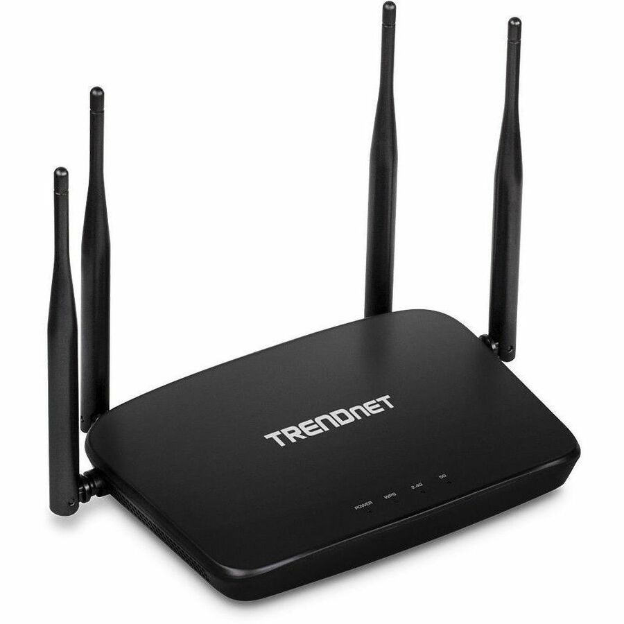 TRENDnet AC1200 Dual Band WiFi Router; TEW-831DR; 4 x 5dBi Antennas; Wireless AC 867Mbps; Wireless N 300Mbps; Business or Home Wireless AC Router for High Speed Internet; MU-MIMO Support - TEW-831DR