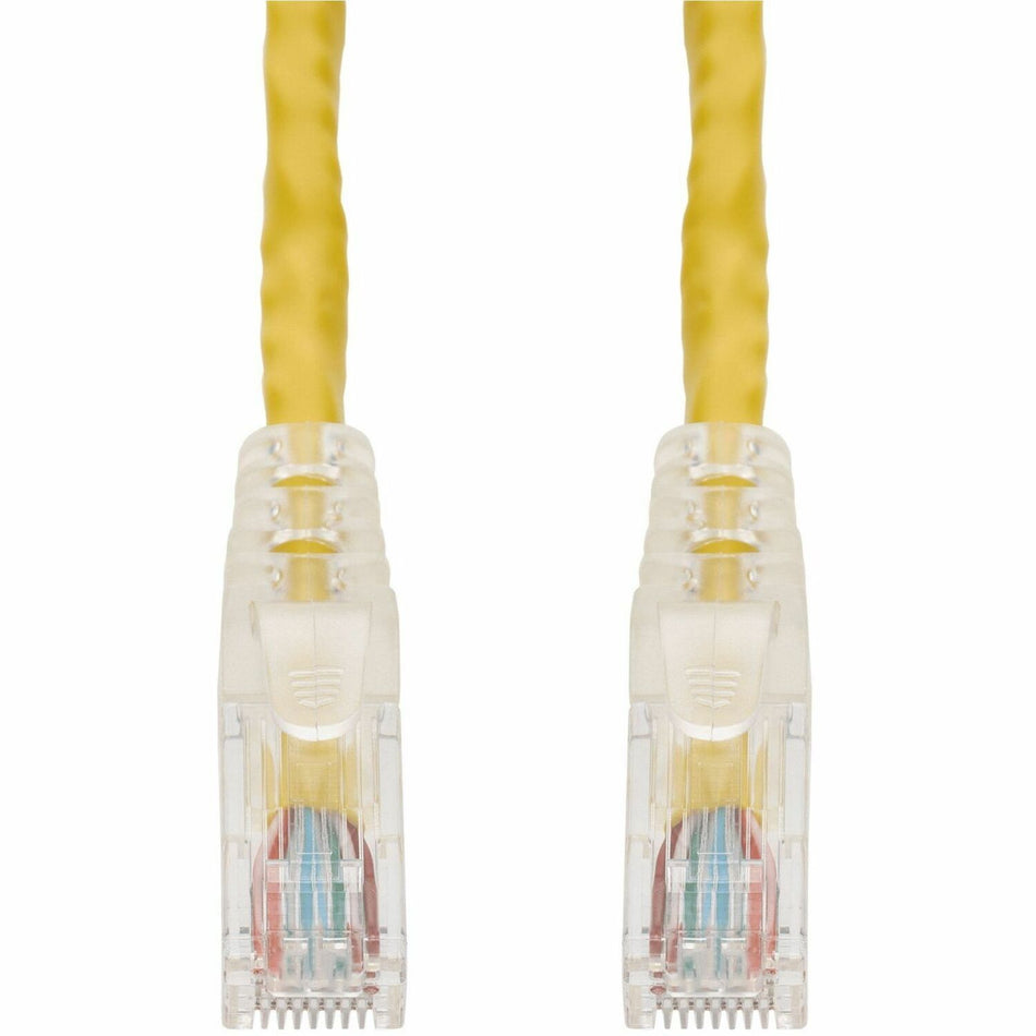 AddOn 20ft Yellow CAT 6 PVC Ethernet Cable Snagless Easy Clear Boot TAA RJ-45 M/M - ADD-20FCAT6-YW-TAA