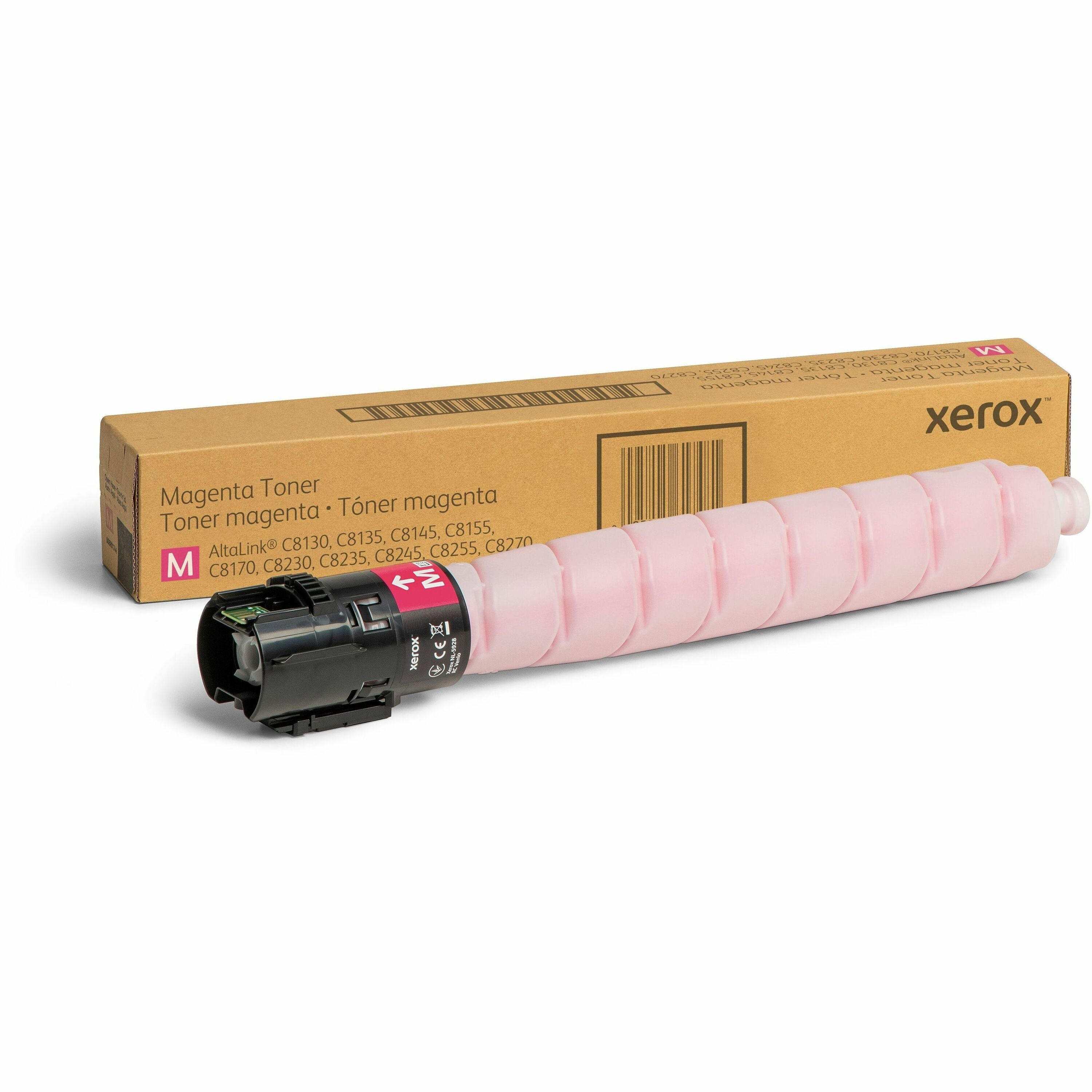 Xerox Genuine Xerox&reg; AltaLink&reg; C8100 Series Color Multifunction Printers? C8200 Series Color Multifunction Printers Magenta Toner Cartridge - 006R01748