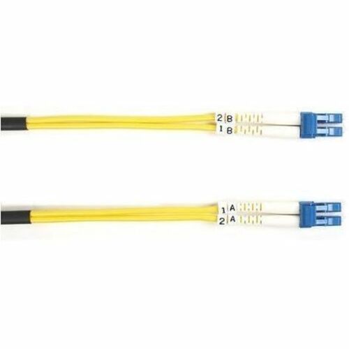 Black Box Connect OS2 9/125 Singlemode Fiber Optic Patch Cable - LSZH - FOSM-LSZH-002M-LCLC