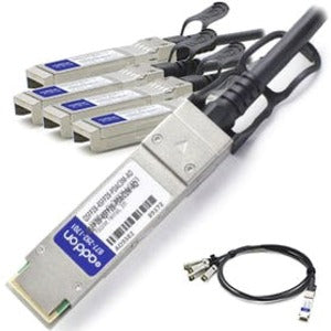 AddOn QSFP28/SFP28 Network Cable - Q28-4SFP28-PDAC3M-AO