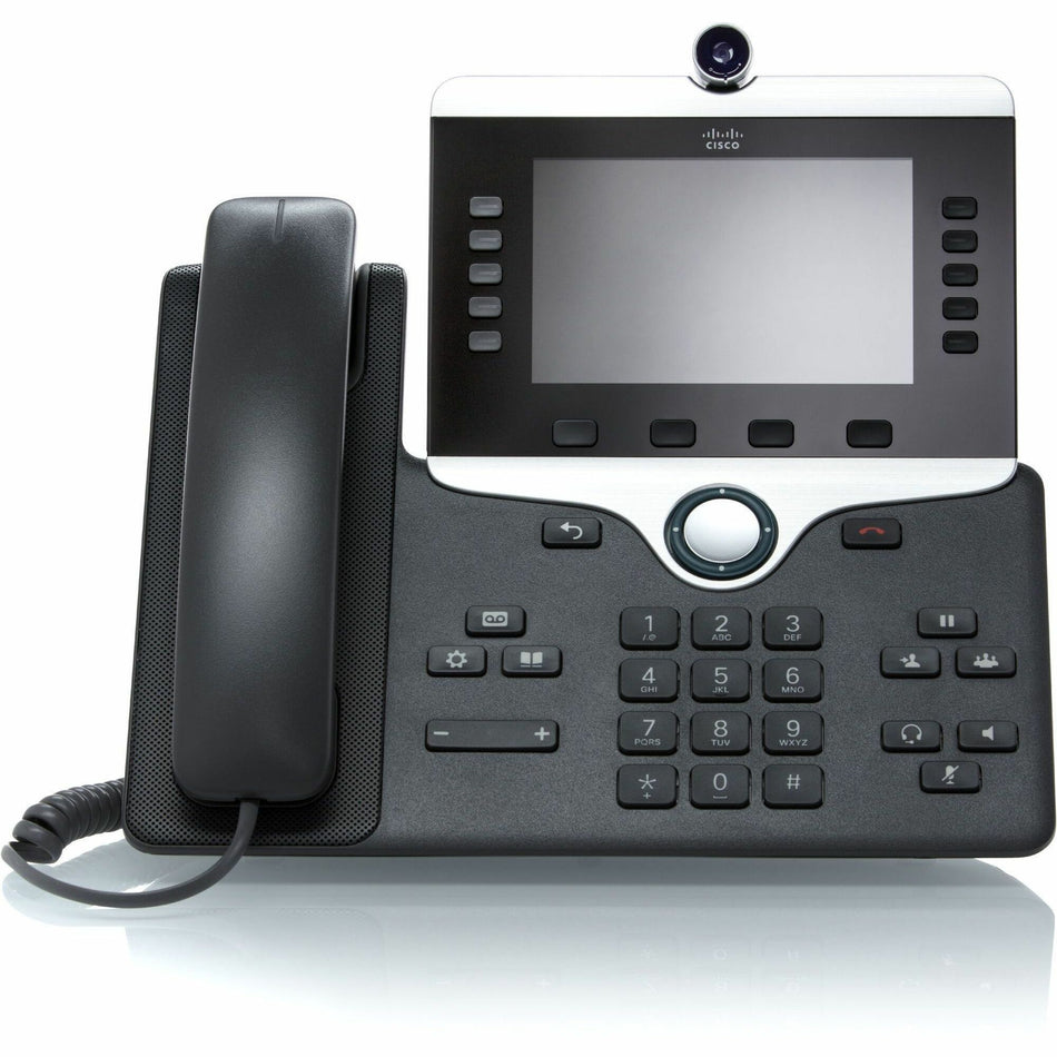 Cisco 8845 IP Phone - Refurbished - Corded - Corded - Bluetooth - Wall Mountable - Charcoal - TAA Compliant - CP-8845-3PCC-K9-RF