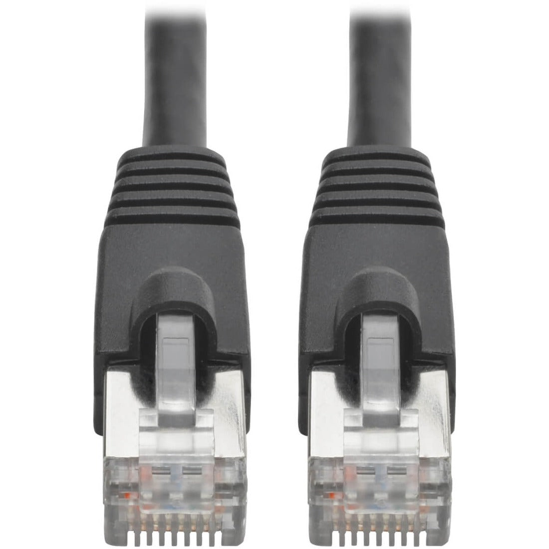Tripp Lite by Eaton Cat6a 10G Snagless Shielded STP Ethernet Cable (RJ45 M/M) PoE Black 12 ft. (3.66 m) - N262-012-BK