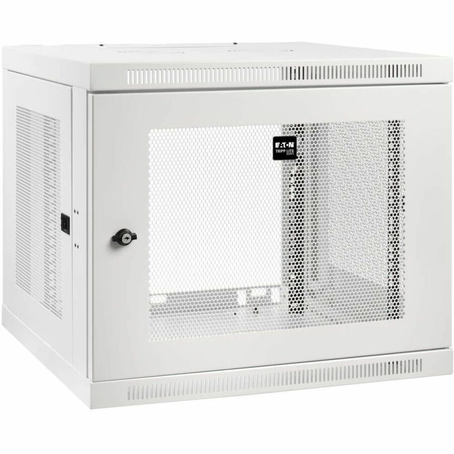 Eaton Tripp Lite Series SmartRack 9U Low-Profile Switch-Depth-Plus Wall-Mount Mini Rack Enclosure, White - SRW9UDPW