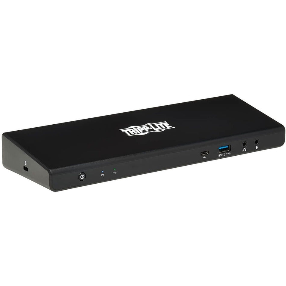 Tripp Lite by Eaton USB-C Dock, Dual Display - 5K 60 Hz DP, 4K 60 Hz HDMI, USB 3.x (5Gbps), USB-A/C Hub, GbE, 85W PD Charging - U442-DOCK21-B