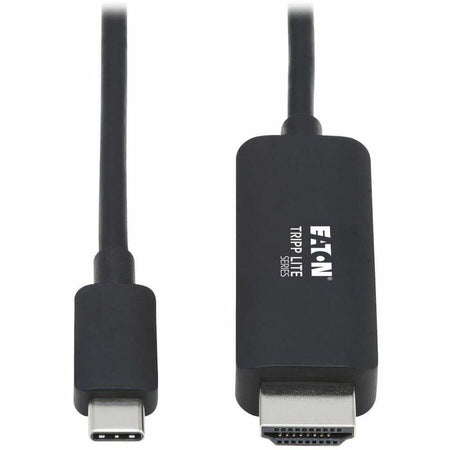 Eaton Tripp Lite Series USB-C to HDMI Adapter Cable (M/M), 4K, 4:4:4, Thunderbolt 3 Compatible, Black, 3 ft. (0.9 m) - U444-003-HBE