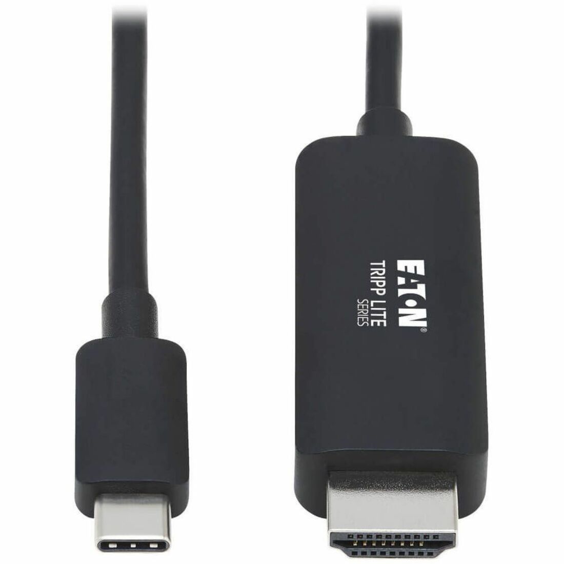 Eaton Tripp Lite Series USB-C to HDMI Adapter Cable (M/M), 4K, 4:4:4, Thunderbolt 3 Compatible, Black, 6 ft. (1.8 m) - U444-006-HBE