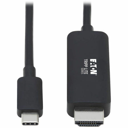 Eaton Tripp Lite Series USB-C to HDMI Adapter Cable (M/M), 4K, 4:4:4, Thunderbolt 3 Compatible, Black, 6 ft. (1.8 m) - U444-006-HBE