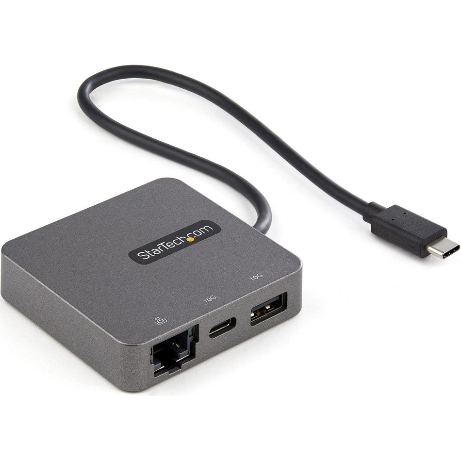 StarTech.com USB-C Multiport Adapter - USB 3.1 Gen 2 Type-C Mini Dock - USB-C to 4K HDMI or 1080p VGA - 10Gbps USB-A & USB-C, Ethernet - DKT31CHVL