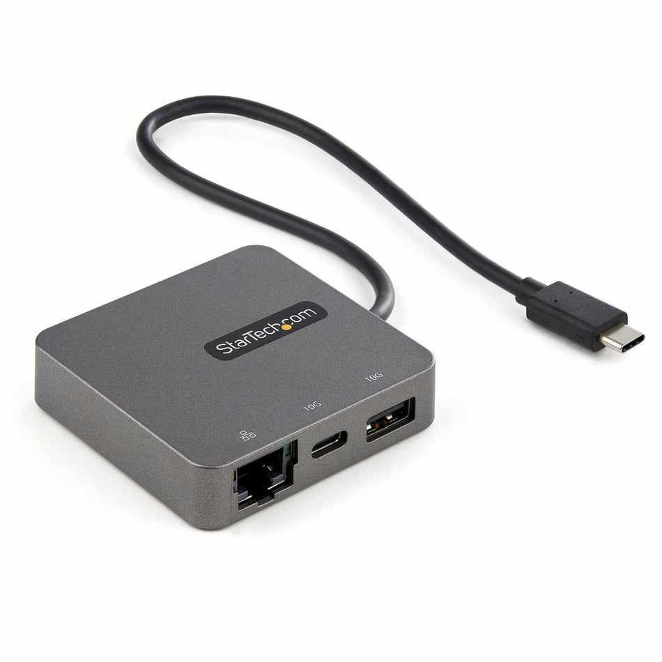 StarTech.com USB-C Multiport Adapter - USB 3.1 Gen 2 Type-C Mini Dock - USB-C to 4K HDMI or 1080p VGA - 10Gbps USB-A & USB-C, Ethernet - DKT31CHVL