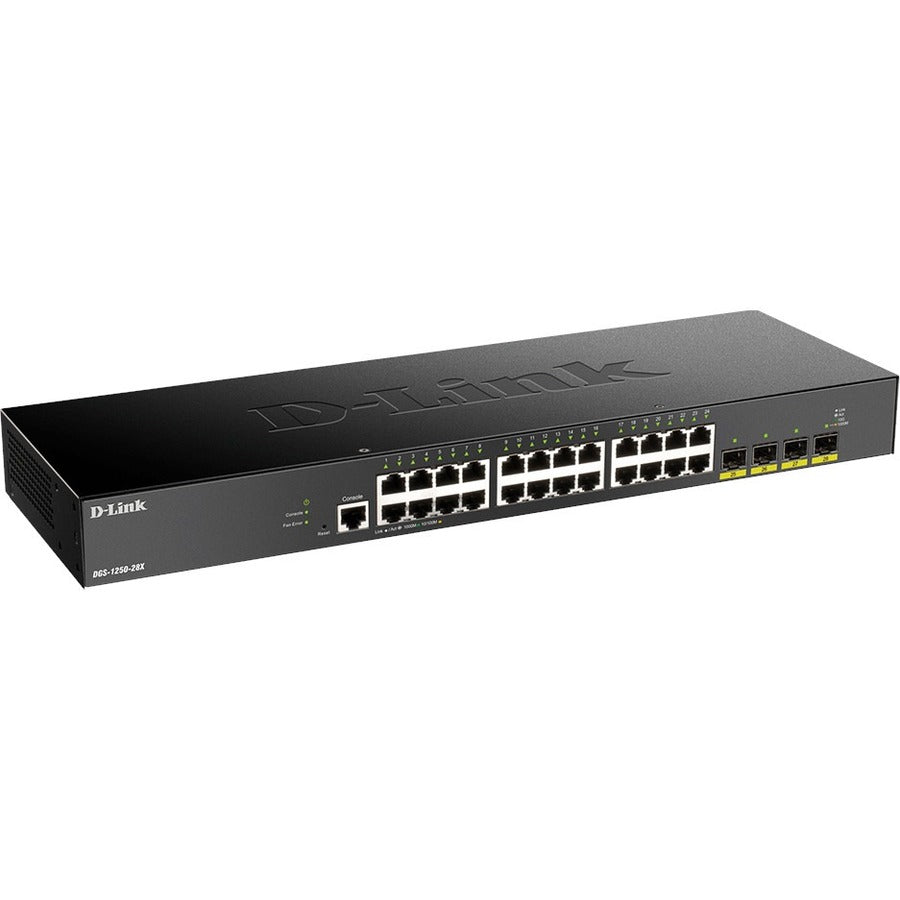 D-Link 28-Port 10-Gigabit Smart Managed Switch - DGS-1250-28X-6KV