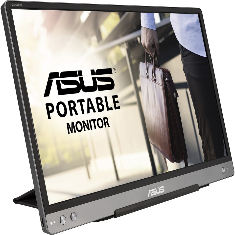 Asus ZenScreen MB14AC 14" Class Full HD LCD Monitor - 16:9 - Dark Gray - MB14AC