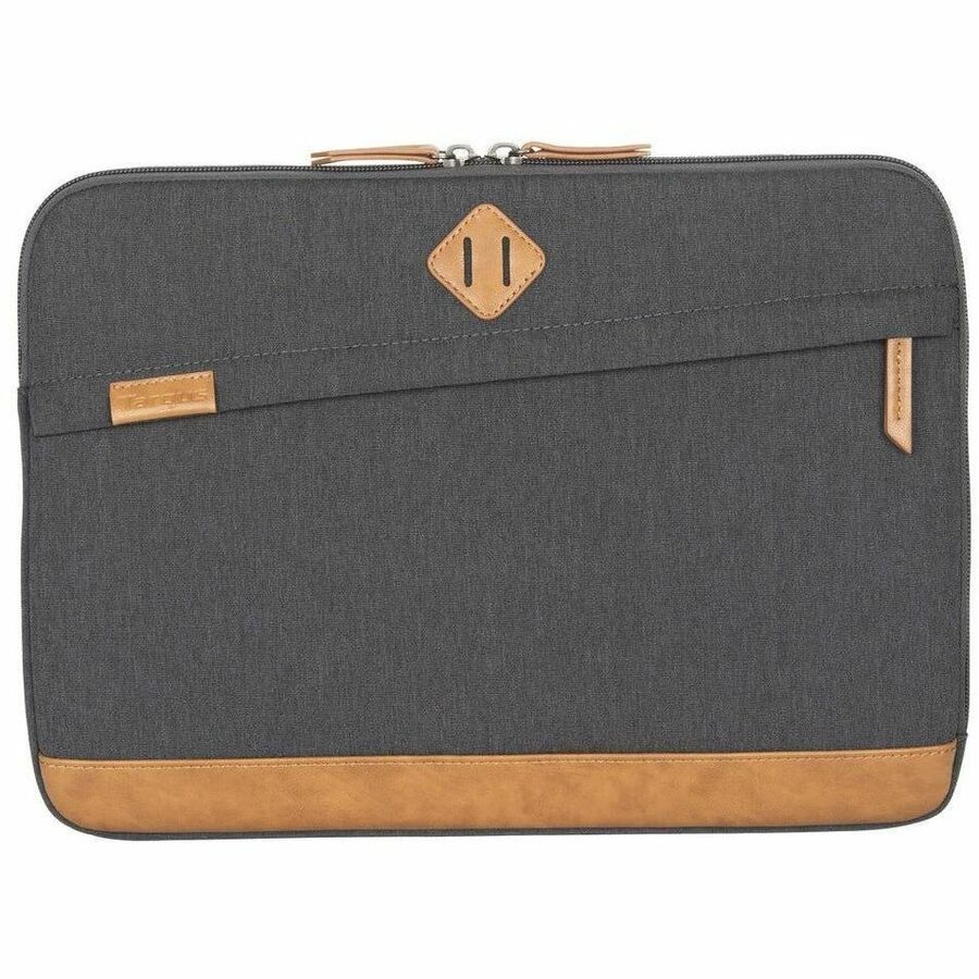 Targus Strata III TBS93004GL Carrying Case (Sleeve) for 14" Notebook - Gray, Brown - TBS93004GL