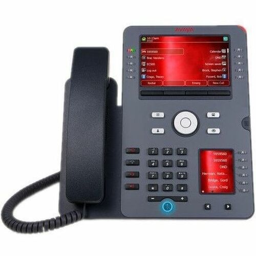 Avaya J189 IP Phone - Corded - Corded/Cordless - Bluetooth - Wall Mountable - Gray - 700512396