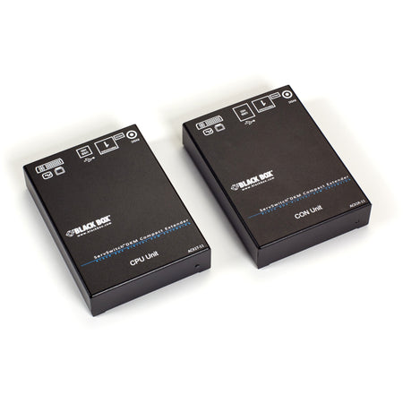 Black Box DKM Compact KVM Extender - DVI-D, USB HID, Single-Access, CATx - ACX1K-11-C