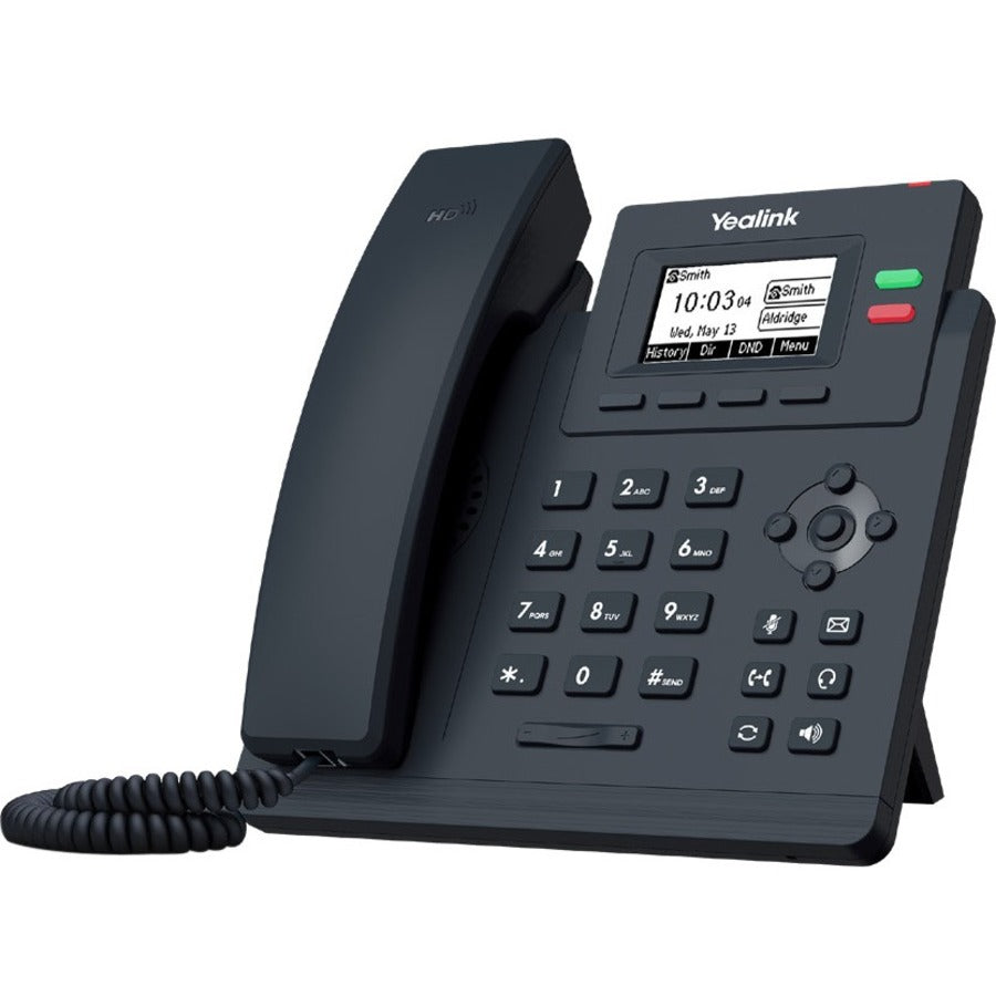 Yealink T31G IP Phone - Corded - Corded - Wall Mountable - Classic Gray - SIP-T31G